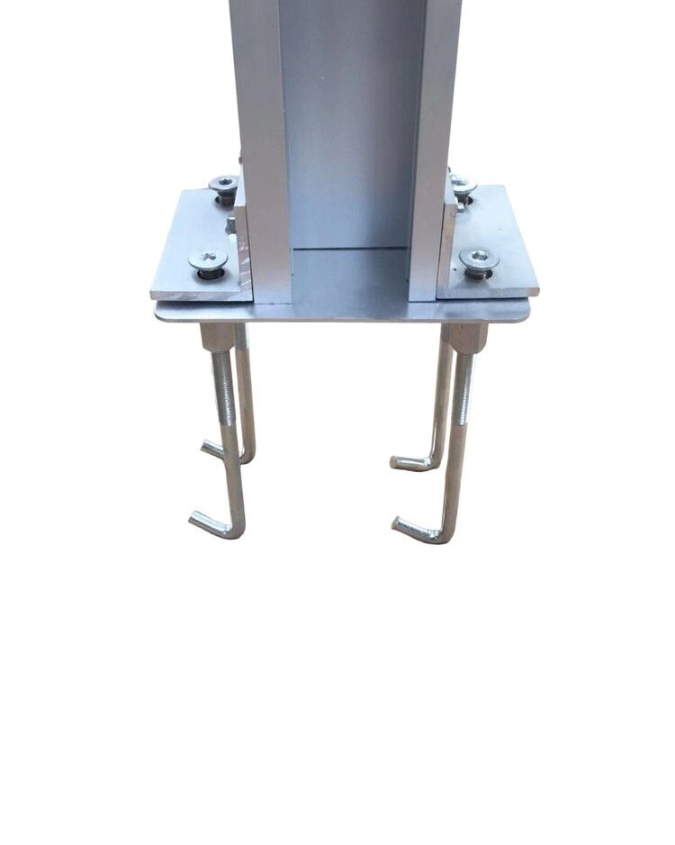 Center Post with Ground Anchor Plate