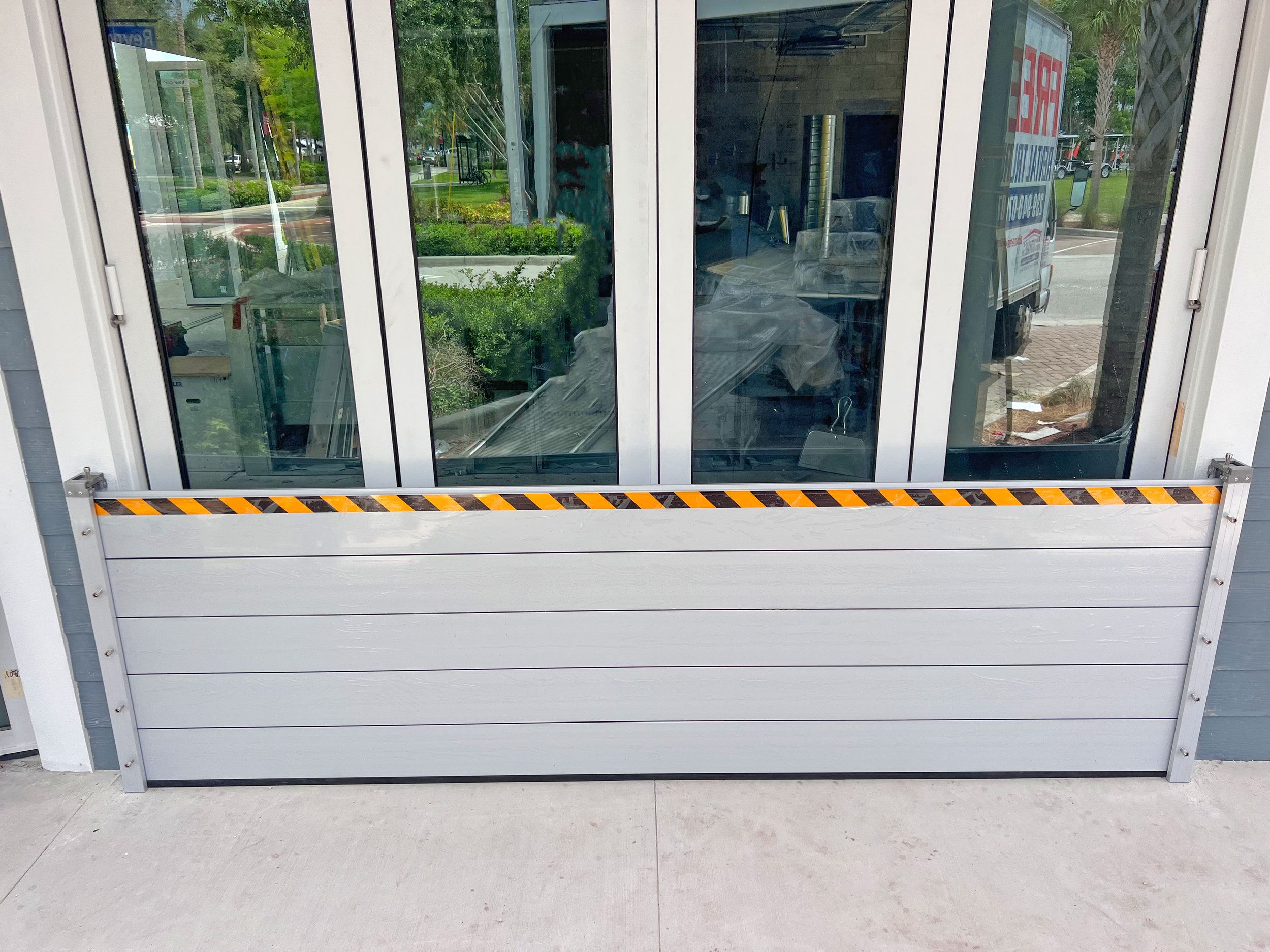 sliding doors flood panels