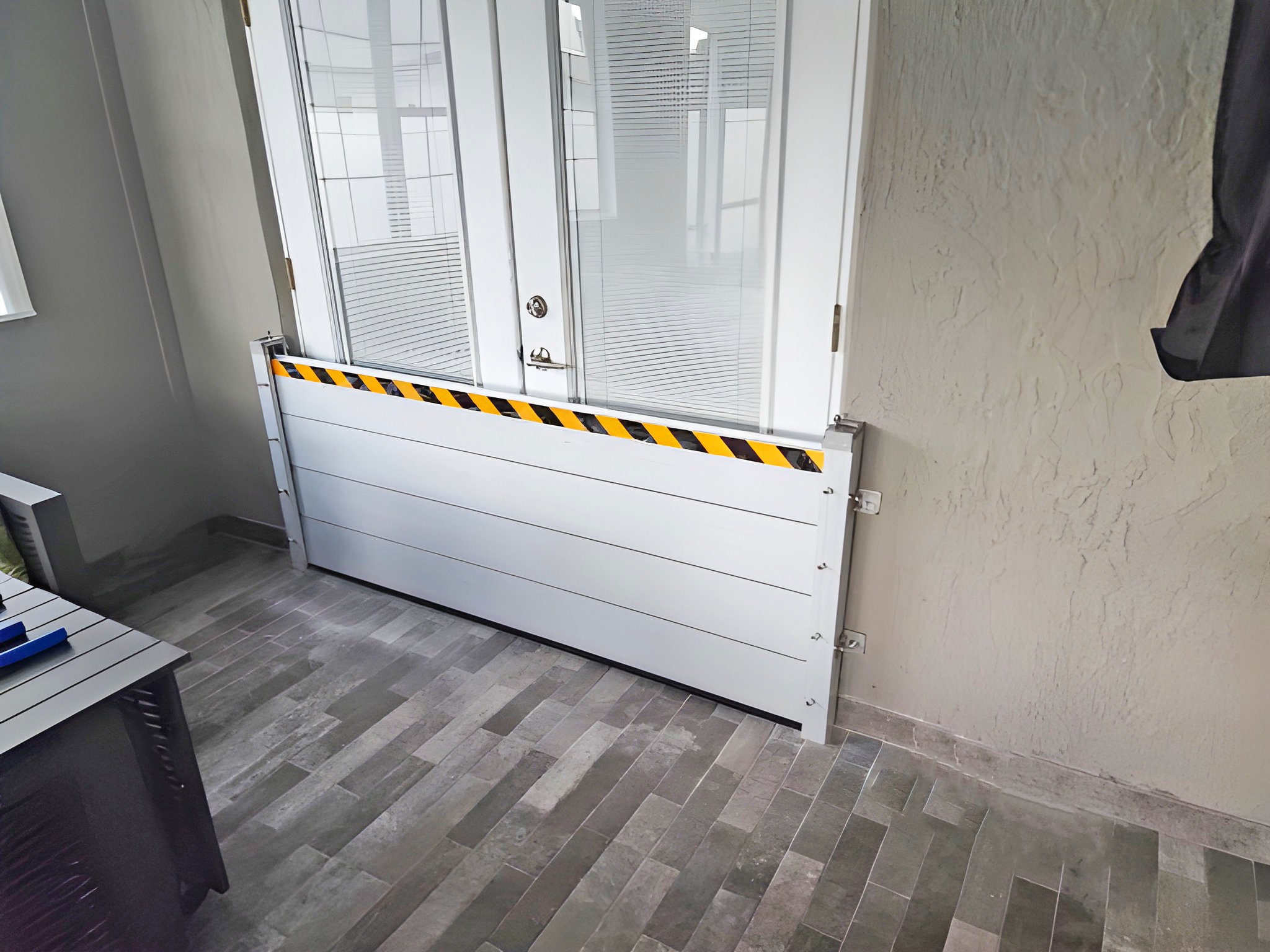 french doors water barrier