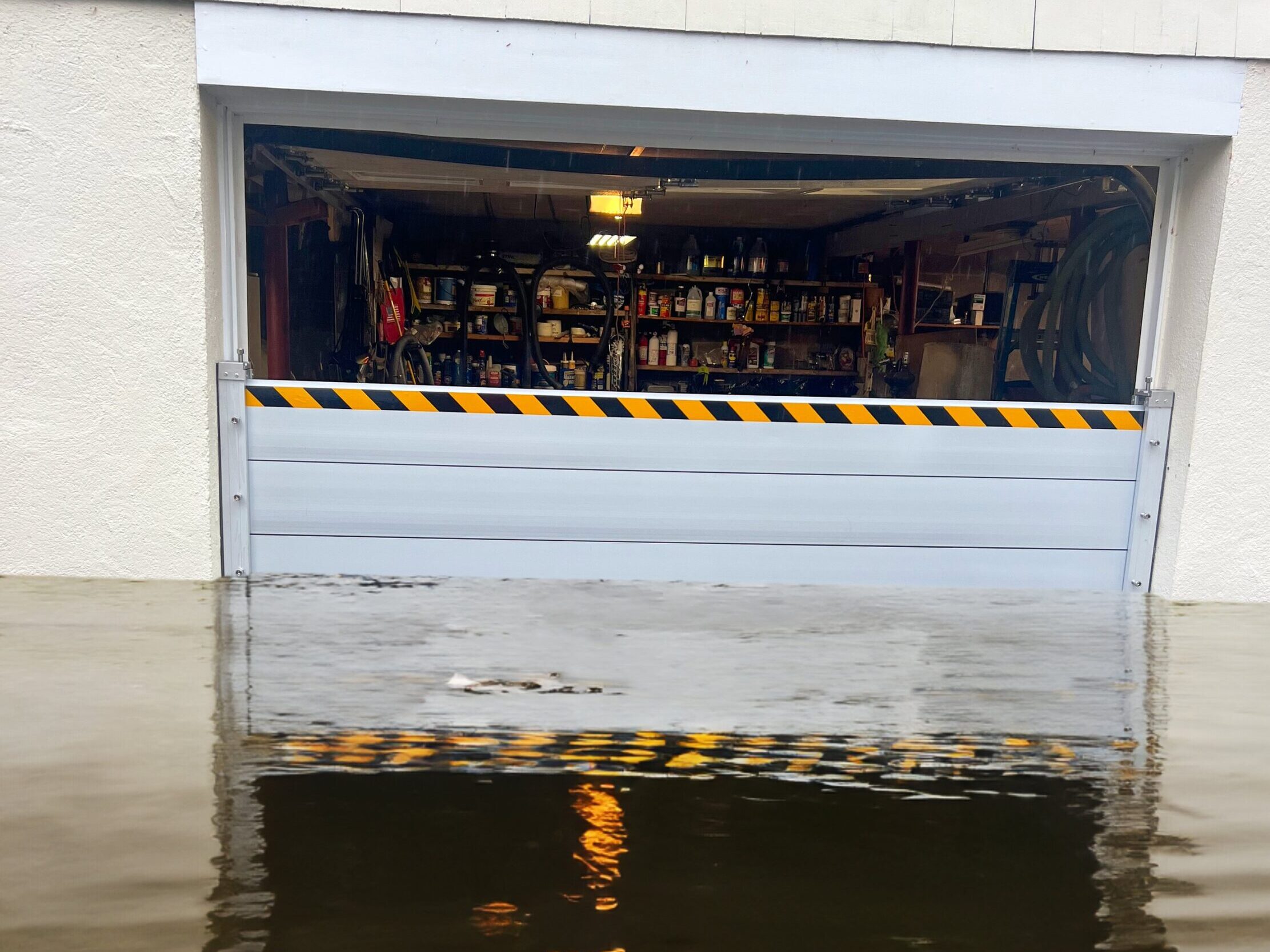 flood wall for garage