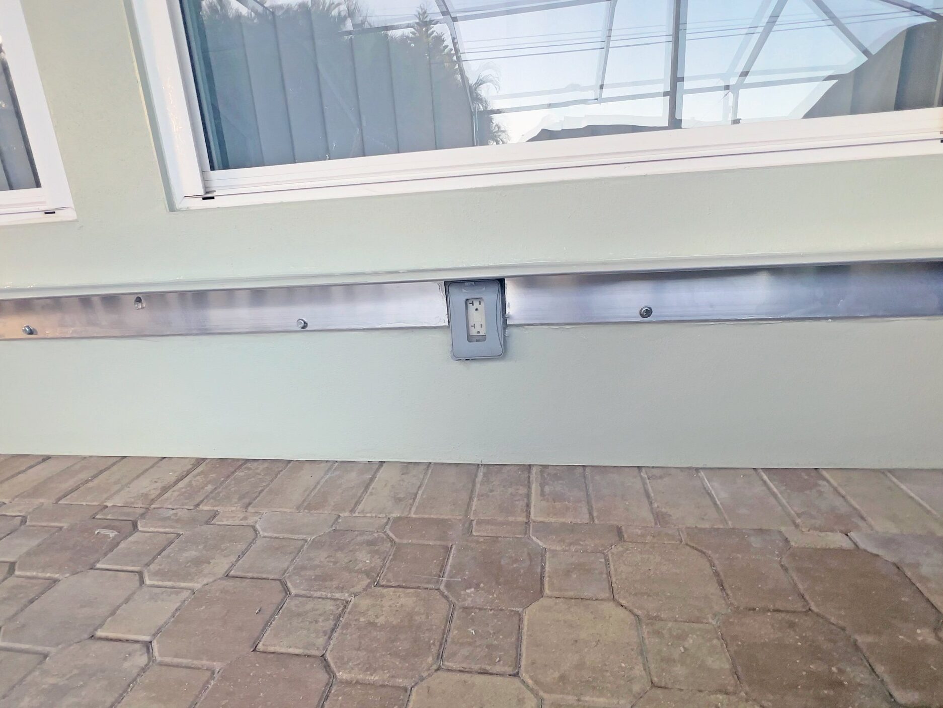 homeowner window sill flood control