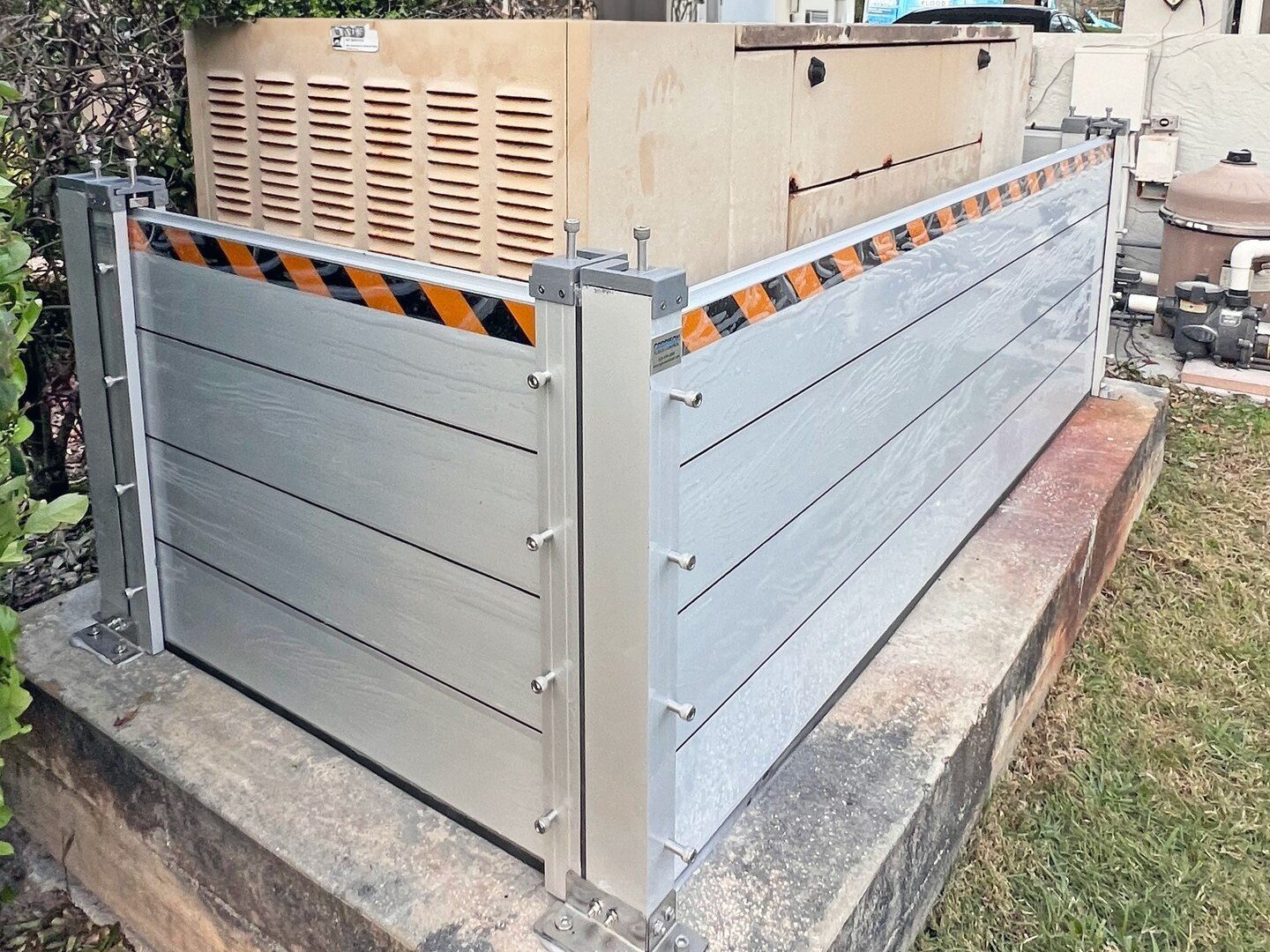 flood barrier for electrical and generators