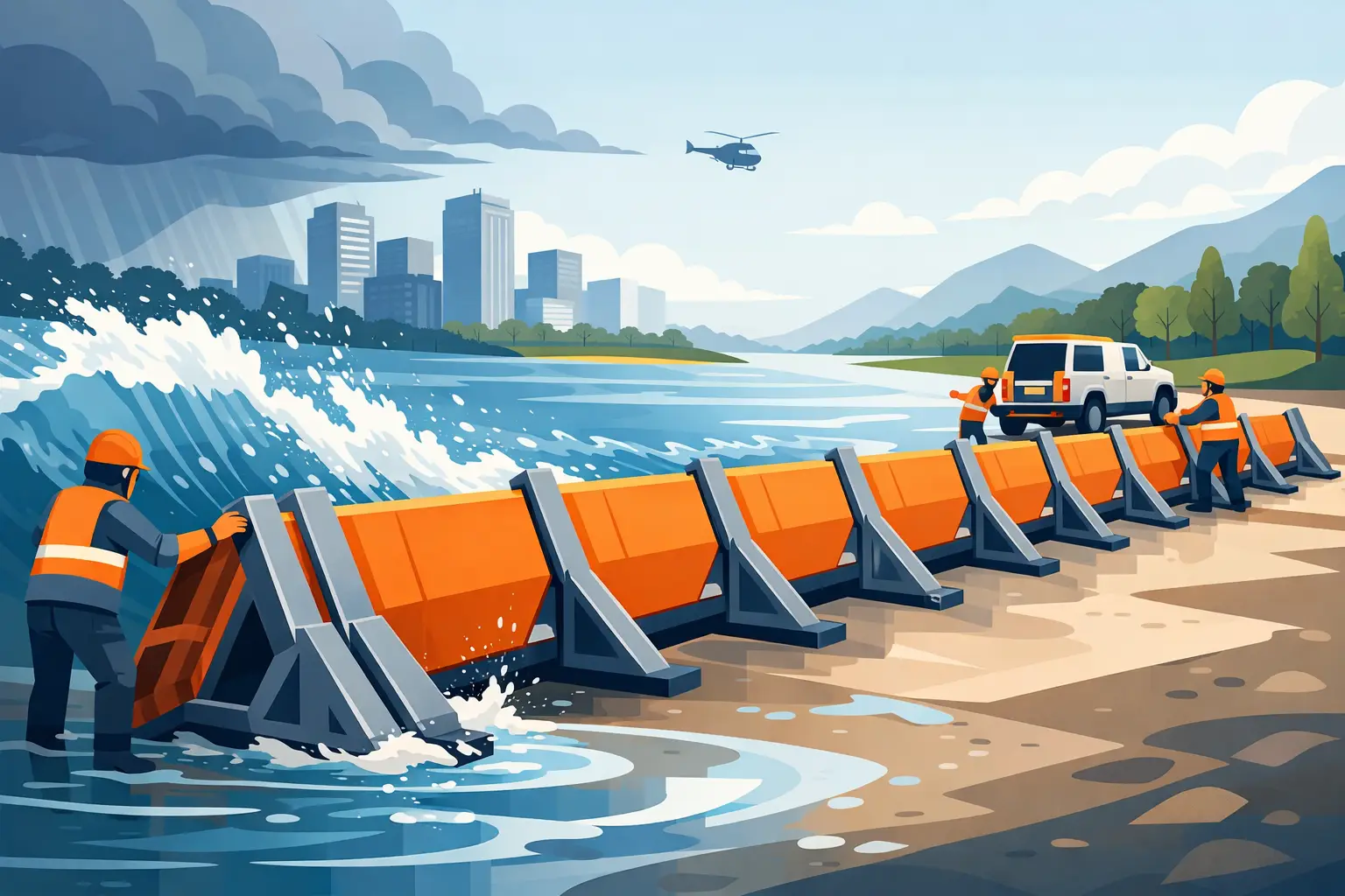Rapid Deploy Flood Barrier That Holds